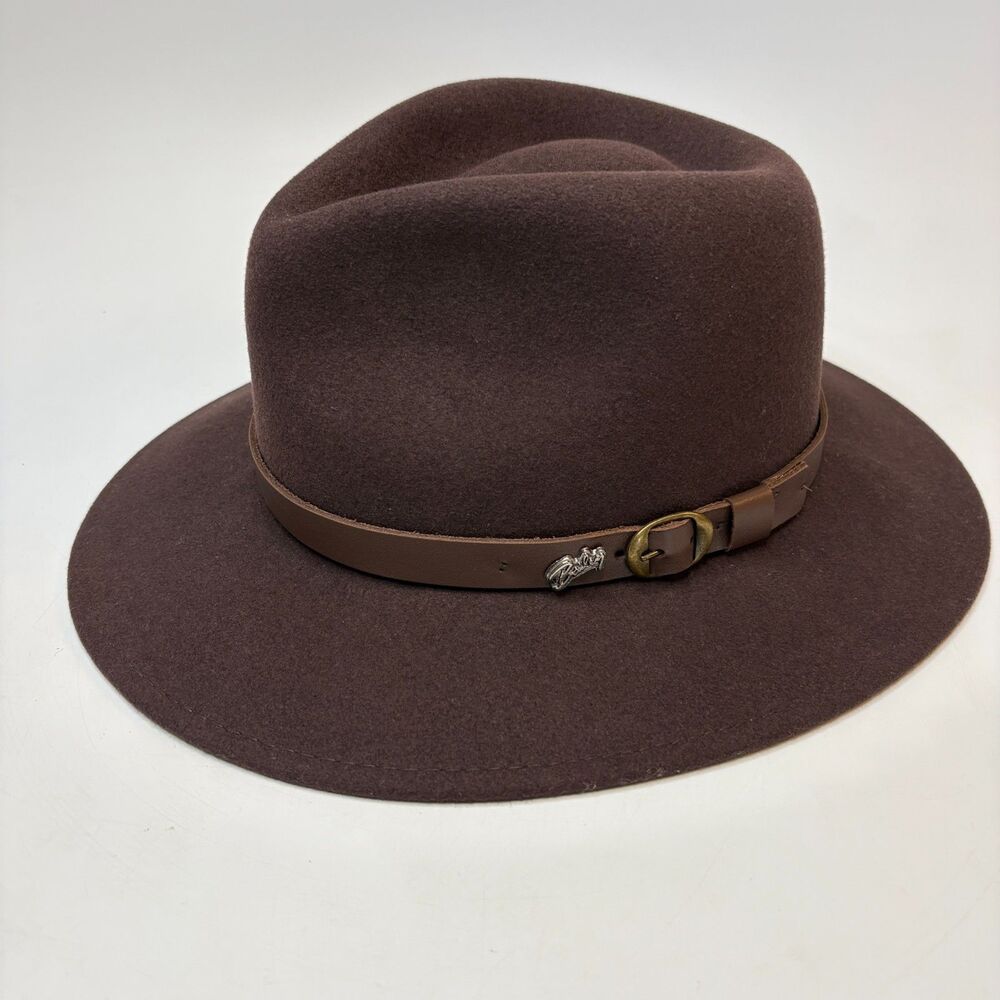 BAILEY OF HOLLYWOOD Feltlite Briar Brown Wool Fedora Size Medium